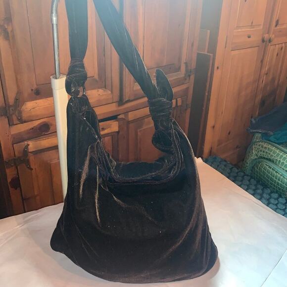 90s/Y2K LARGE VELVET BAG PURSE NEVER USED! - Picture 11 of 11